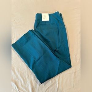 a new day.  size 18. stretch kick flare dress pants.  teal.  brand new.